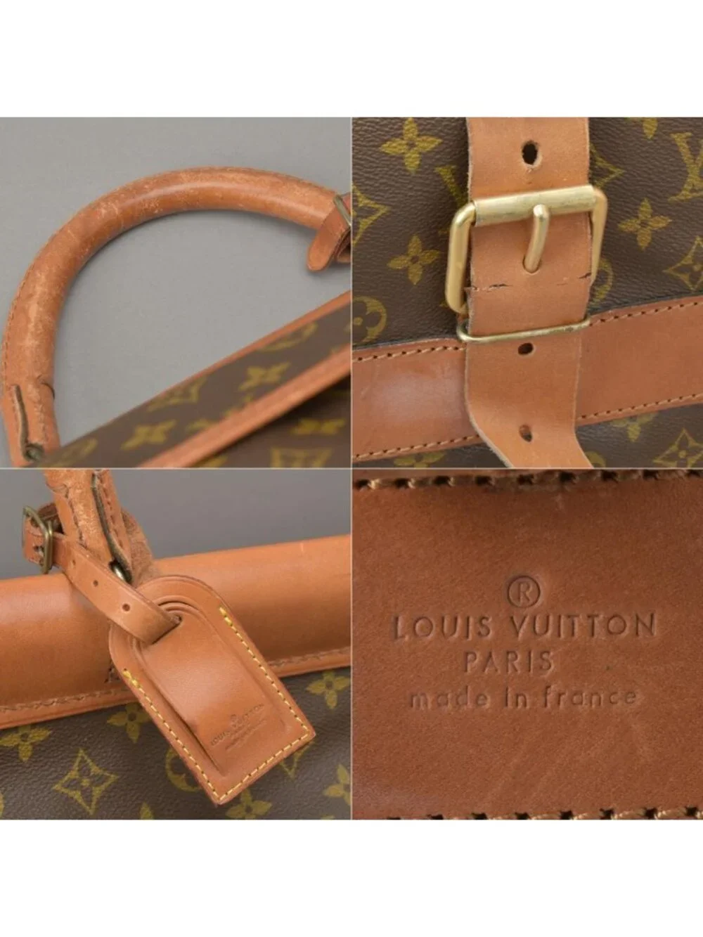 Louis Vuitton Sac Claver Gibier Boston Bag Monogram